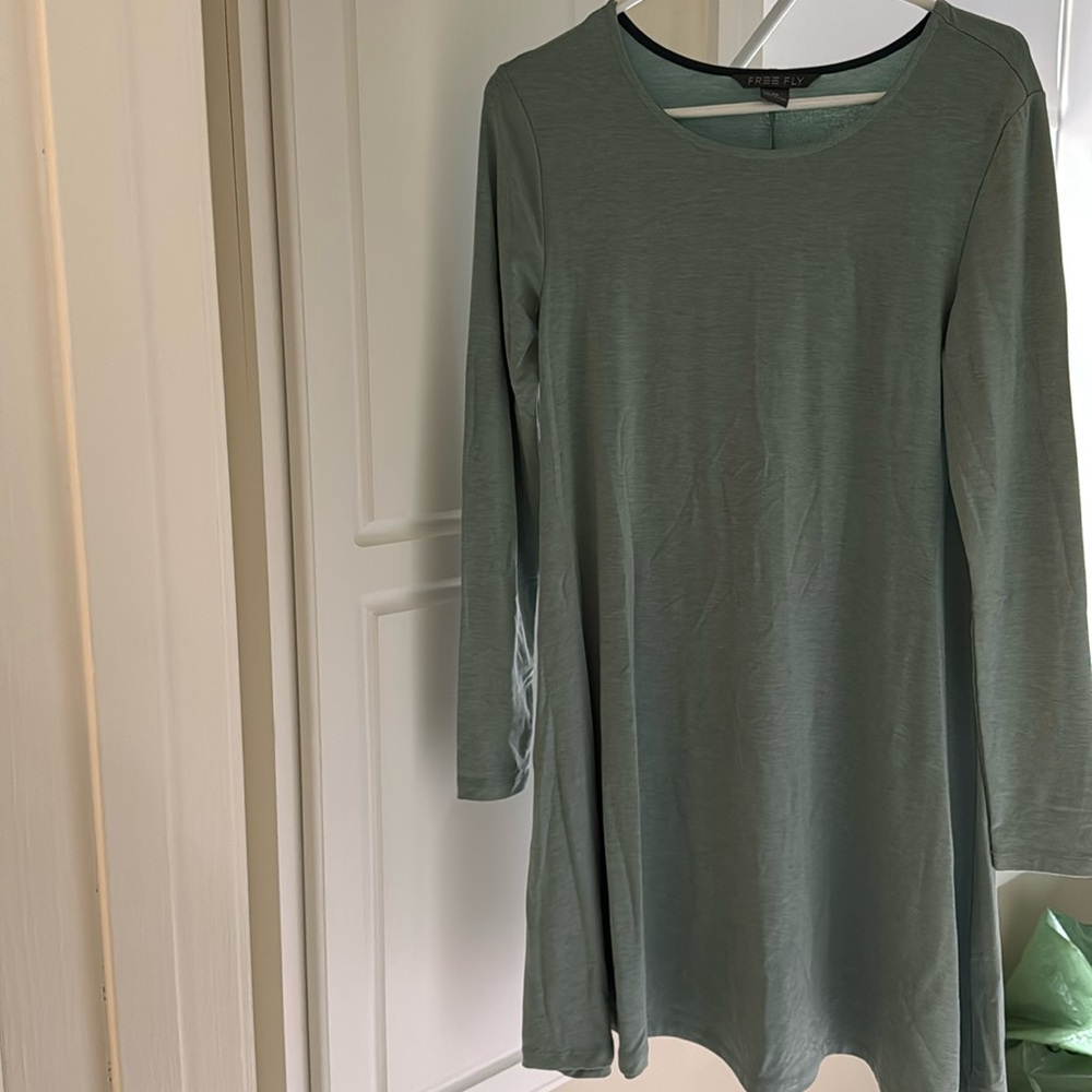 Freefly long sleeve t shirt dress